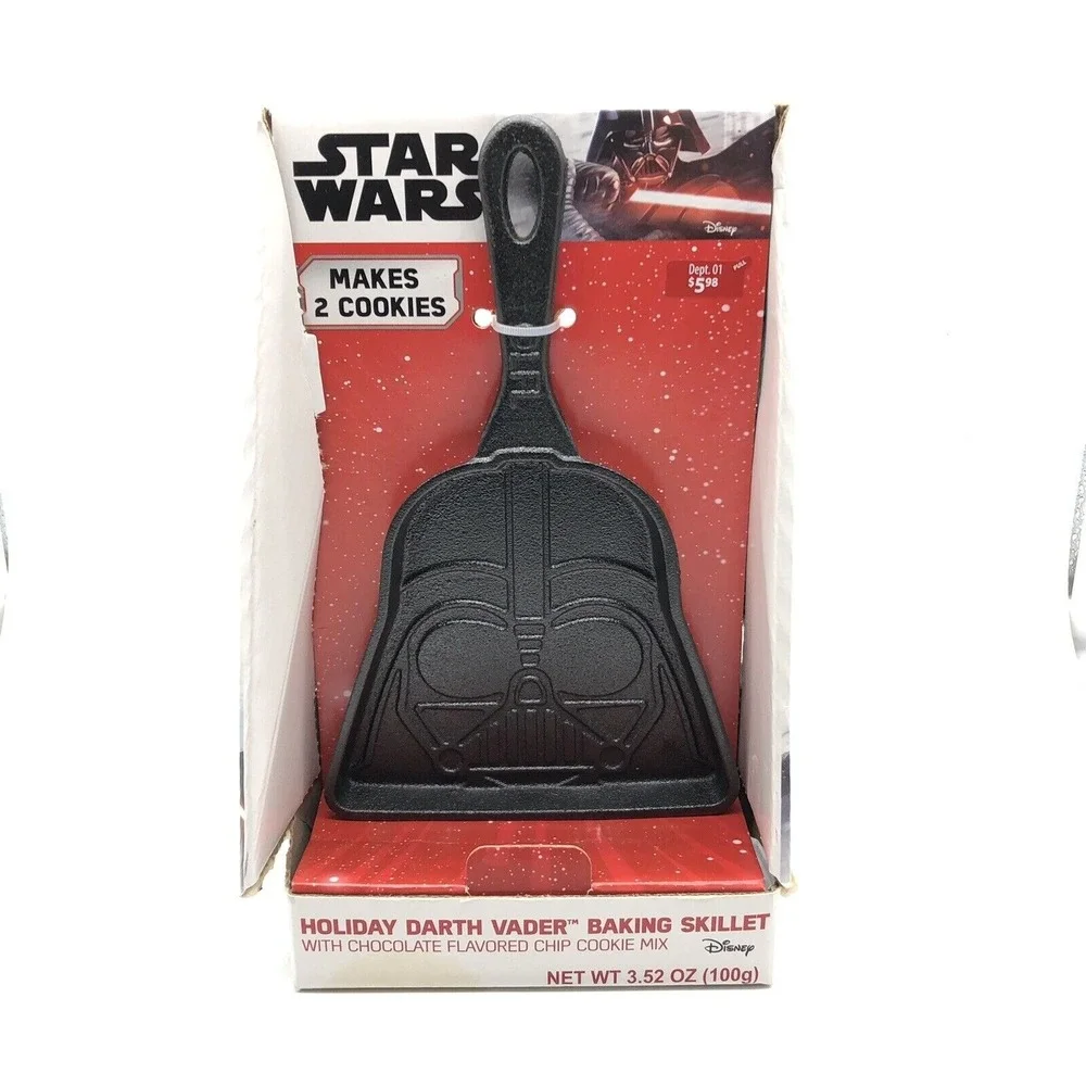 Star Wars Holiday Christmas Darth Vader Baking Skillet +‎ Pancake Mix Brand NEW
